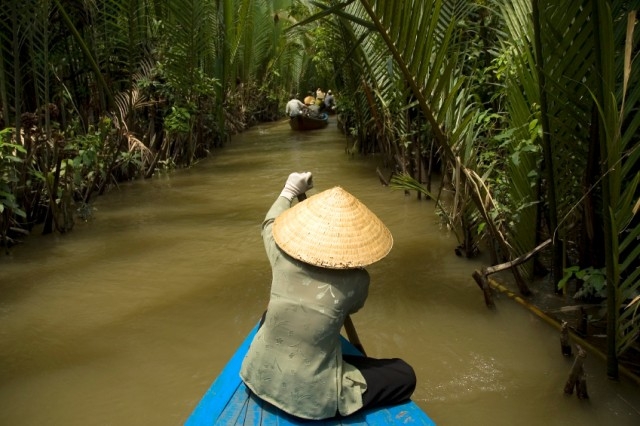Cruise in Ben Tre, Tien Giang, Vietnam
