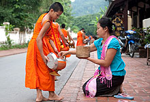 Morning in Luang Prabang, Laos Luang Prabang, Laos