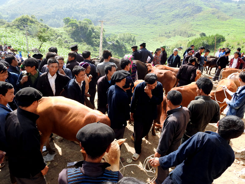 marché Lung Khau Phin, Ha Giang