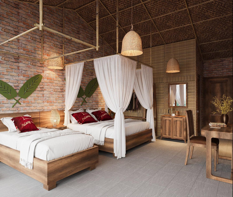 Superior room at Pu Luong Natura resort
