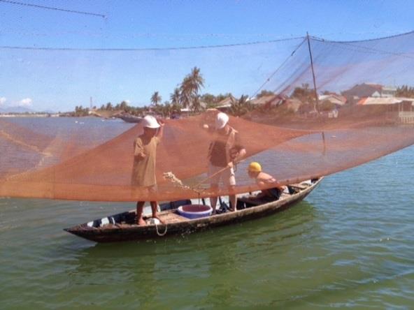 Fishing in Hoian Fishing in Hoian